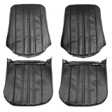1968 Nova Custom Bucket Seat Covers, Black Image
