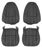 1975-1976 Nova Standard Bucket Seat Covers, Black Image