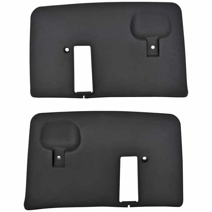 thumbnail image 2 of Seat Belt Retractor Plastic Covers For 65-72 A-Body Bucket Or Bench Seat - Black 2 of 6