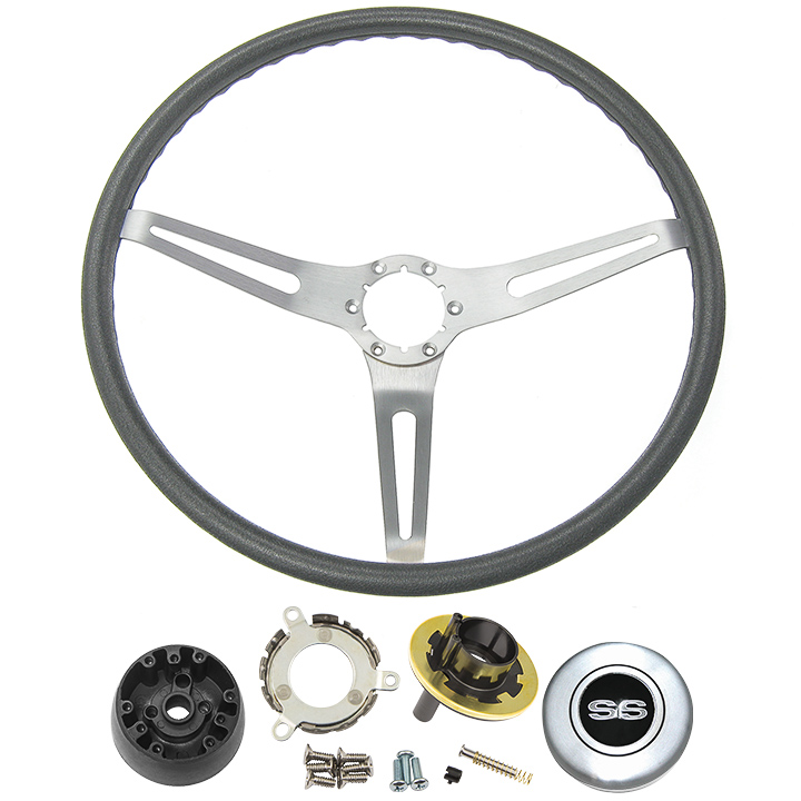 1967 for Chevrolet Nova Steering Wheel Center Horn Button Cap /" SS /" Emblem