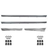 1966 Chevelle SS Rocker Panel Molding Kit With Extensions Image