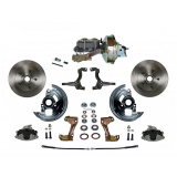 1964-1972 Chevelle Power Front Disc Brake Conversion Kit With 9 Inch Booster Image