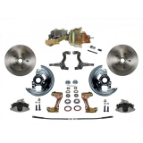 1964-1972 Chevelle Power Front Disc Brake Conversion Kit With 8 inch Booster Image