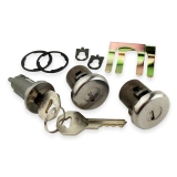 1966 Chevelle Concourse Lock Set Ignition and Doors Octagon Keys Image