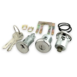 1968 Chevrolet Concourse Lock Set Ignition and Doors Ocatagon Knock Out Keys Image