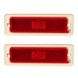 1970-1972 Nova Red Rear Side Marker Lens Image
