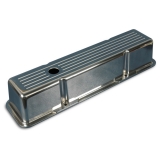 1964-1977 Chevelle Eddie Motorsports Tall Ball Milled Small Block Valve Covers - Gloss Black Image