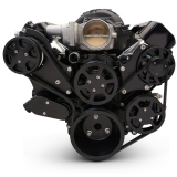 EMS LS with VVT Raven S-Drive 6Rib Serpentine System, Remote Res, Matte Black Finish Image
