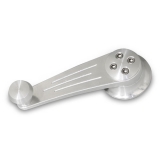 Eddie Motorsports Ball Milled Interior Window Cranks, Clear Anodized Image