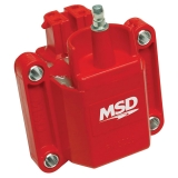1970-1988 Monte Carlo MSD Dual Connector High Performance Ignition Coil Red Image