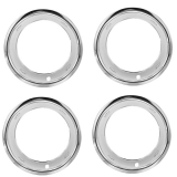 1964-1977 Chevelle Rally Wheel Trim Rings Kit 15 X 7 With Bowtie 2.75 Inch Deep Image