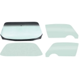 1975-1981 Camaro Coupe Glass Kit Green Tint - w/o Rear Defrost Option Image