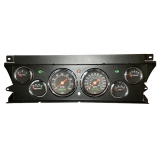 1970-1972 Chevelle Non-SS Complete Dash Kit with Black Gauges Image