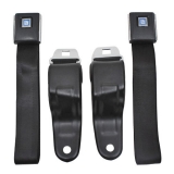 1967-1969 Camaro OE Style Front Retractable Lap Belts With OE Boots Image