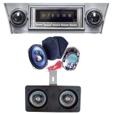 1966-1967 Chevelle Ground Up Premium Sound System Kit, with A/C Image