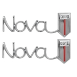 1966-1967 Nova Quarter Panel Emblem, Chevy 2 Image