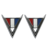 1964 El Camino Cross Flag Fender Emblems Image