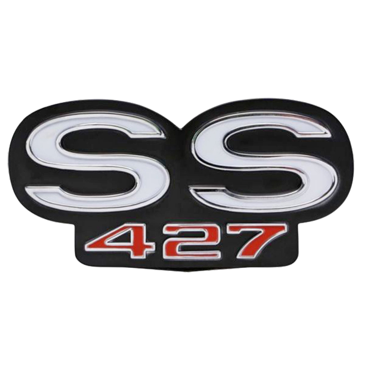 1967 67 Chevelle " SS 427 " Grille Grill Emblem Super Sport Made in USA