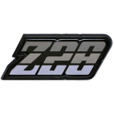 1980-1981 Camaro Z/28 Fuel Door Emblem Charcoal Image