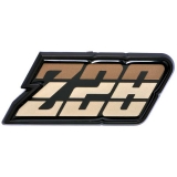 1980-1981 Camaro Z/28 Fuel Door Emblem Gold Image