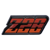 1980-1981 Camaro Z/28 Fuel Door Emblem Red Image