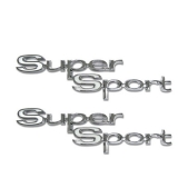1967 Chevelle Super Sport Quarter Panel Emblems Image