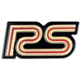 1980-1981 Camaro Rally Sport Grille Emblem Gold And Red Image