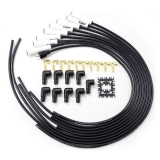 1970-1988 Monte Carlo Ignition Wires, 8.5MM, Black, Straight Ceramic Boots Image