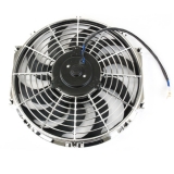 1978-1883 Malibu 12 Inch Electric Cooling Fan, Chrome Shroud Image