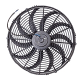 1964-1977 Chevelle 16 Inch Electric Cooling Fan, Black Shroud Image