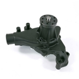 1962-2021 Chevrolet Small Block High Flow Mechanical Long Style Water Pump, Black Image