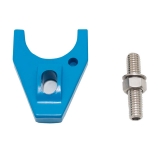 1964-1987 El Camino V8 Distributor Hold-Down Clamp and Stud, Blue Finish Image