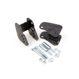 1982-2002 Camaro UMI Lower Control Arm Relocation Brackets, Weld In - Bare Image