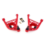 1970-1981 Camaro UMI Front Lower Control Arms, Delrin Bushings, Red Image