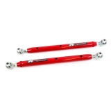 1978-1988 Monte Carlo UMI Tubular Rear Lower Control Arms, Double Adjustable, Rod Ends, Red Image