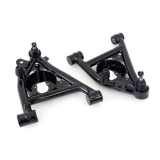 1978-1987 El Camino UMI Tubular Front Lower A-Arms, Poly, .5 Inch Taller Ball Joints, Black Image