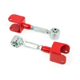 1973-1977 Chevelle UMI Tubular Rear Upper Control Arms, Adjustable, Roto Joints, Red Image