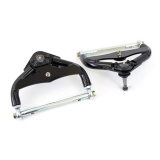 1978-1987 Grand Prix UMI Tubular Front Upper A-Arms, Adjustable .5 Inch Taller Ball Joints, Black Image
