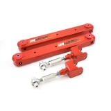 1964-1967 Chevelle UMI Fully Boxed Lower and Adjustable Upper Control Arm Kit - Red Image
