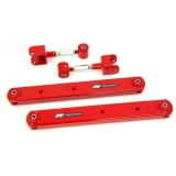 1964-1967 El Camino UMI Boxed Rear Control Arm Kit - Adjustable Uppers, Red Image