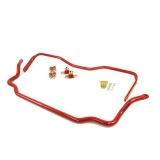 1970-1972 GM A-Body UMI Solid Front and Rear Sway Bar Kit, Red Image