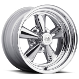 US Wheel Series 462 14x6 Chrome Super Spoke, 5x4.5/4.75/5 Bolt Pattern, 3.25 BS, -6 Offset Image