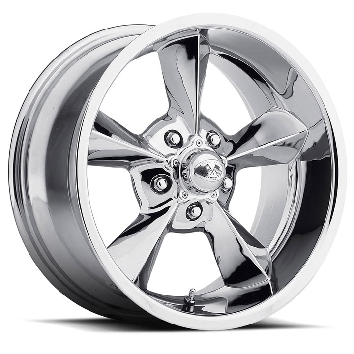 Us Wheel Series 700 15x7 Chrome Retro 5x4 75 Bolt Pattern 4 Bs 0 Offset