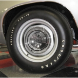 1970-1972 Monte Carlo Goodyear Polyglas Tire E 70 X 14 Poly Glas Image