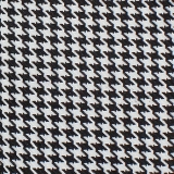 1968 Camaro Convertible Houndstooth Rear Seat Covers, Black Image