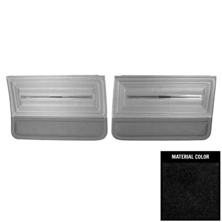 4 Door Sedan And Wagon Front Door Panels Black