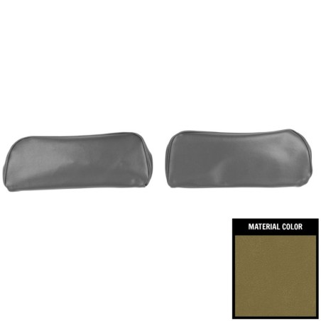 Headrest Covers, Buckets, Ivy Gold 46