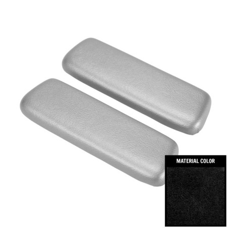 Rear Arm Rest Pads Black Madrid Grain