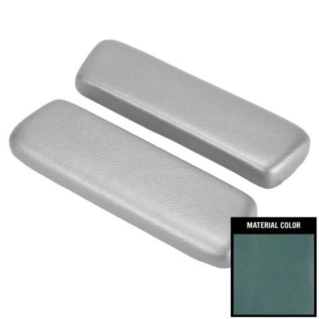 Rear Arm Rest Pads Light Blue Madrid Grain