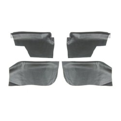 Rear Arm Rest Piston Covers, Black